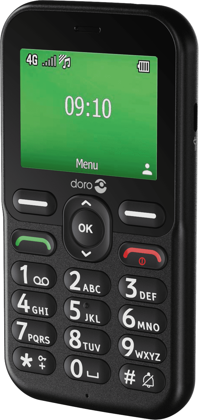 DORO Leva E10 GSM met assistentieknop (incl. hoesje)