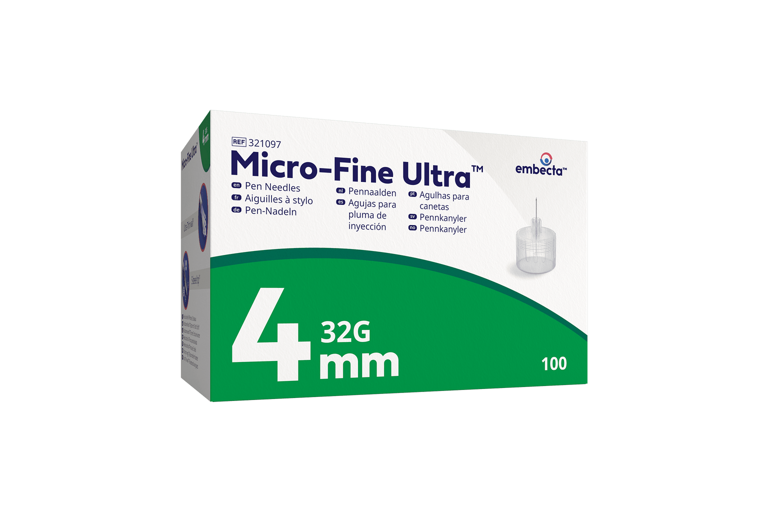 EMBECTA Micro-fine pennaalden 32G (100 stuks)
