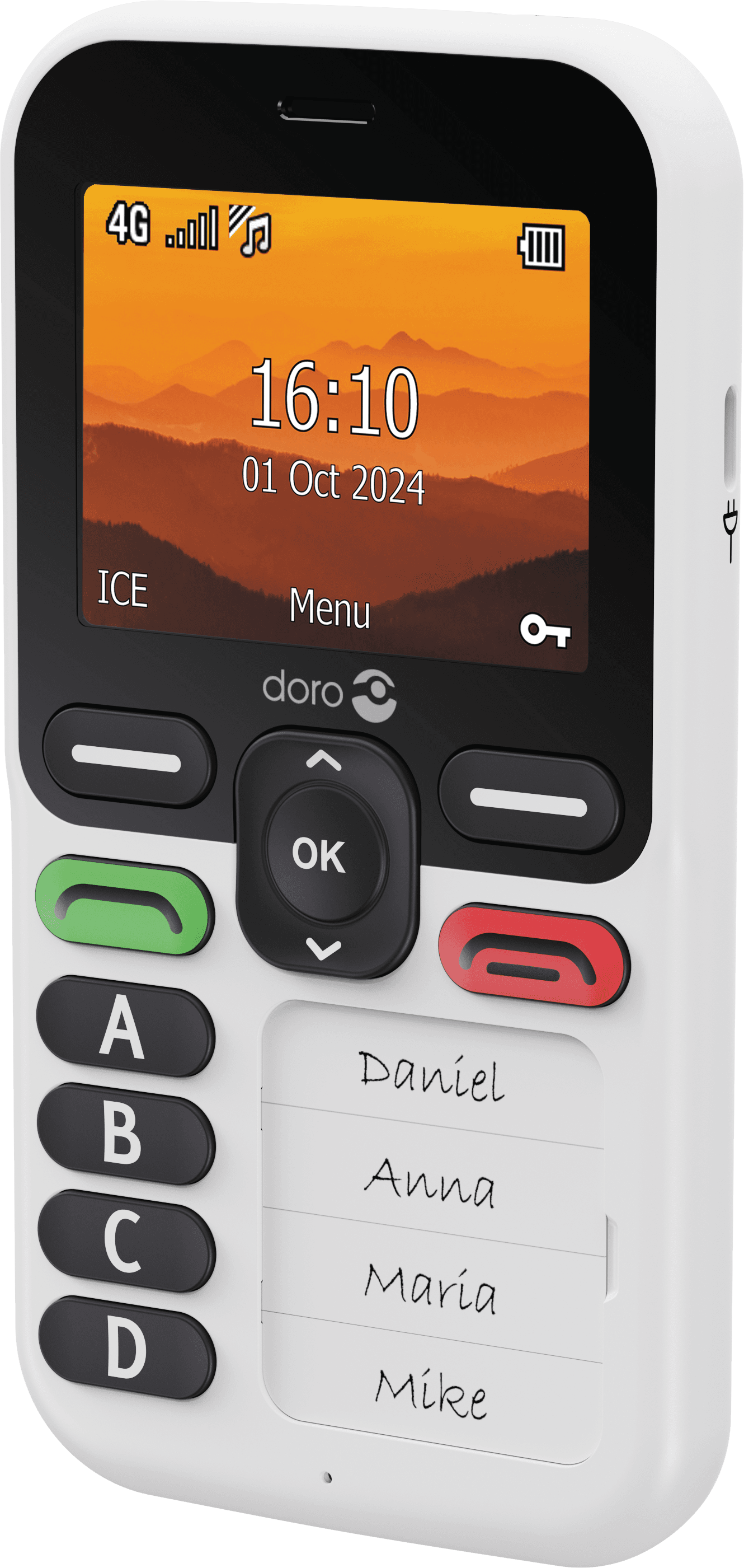 DORO Leva X10 GSM met noodknop (incl. hoesje)