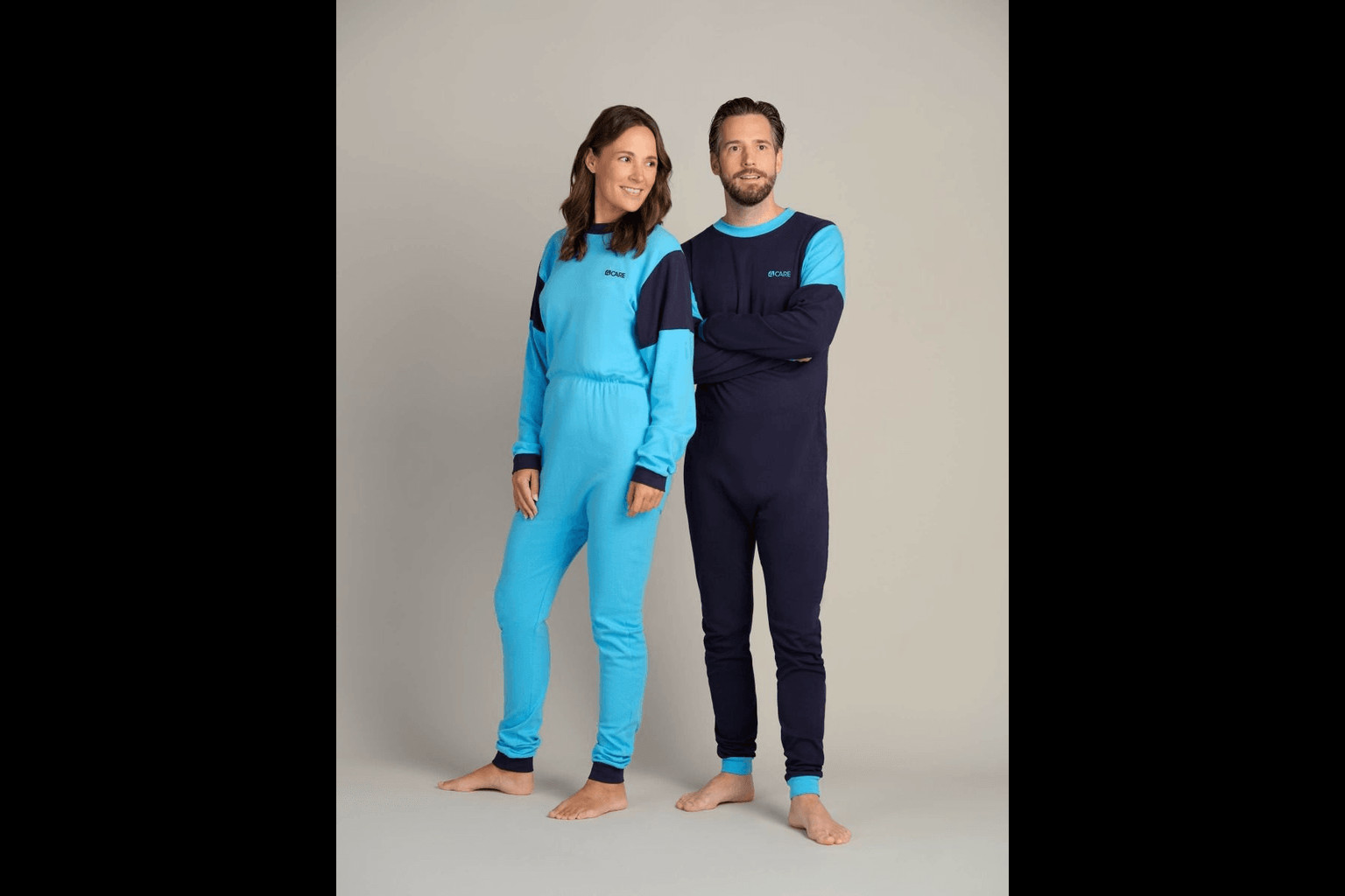 Pyjama 1030 Jersey Hansop met ritssluiting rug