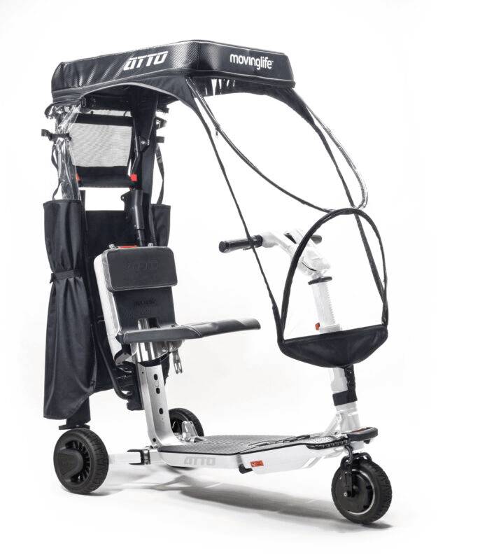 MOBIO Canopy Zon-en Regenscherm voor ATTO Scooter