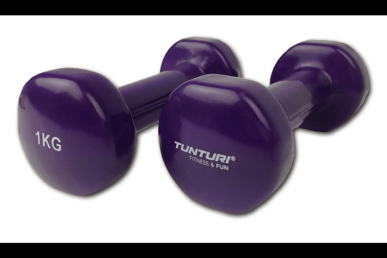 TUNTURI Vinyl Dumbbells (1.0kg)