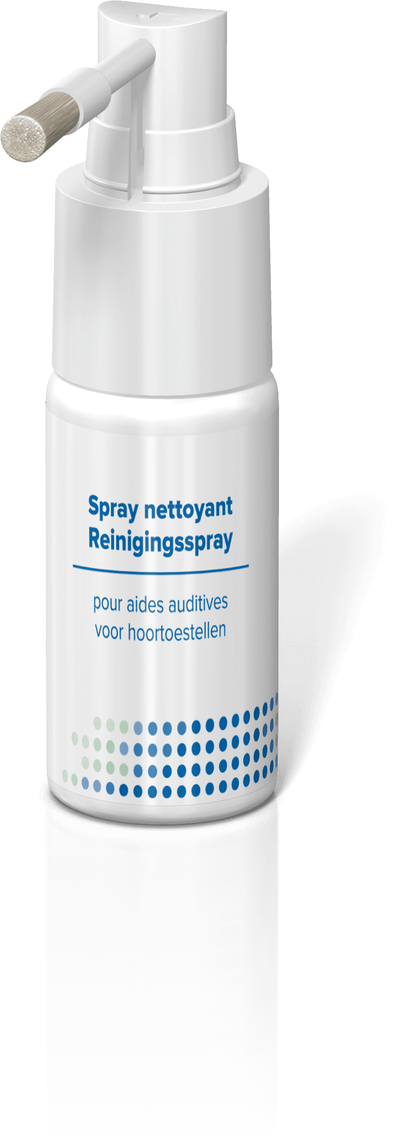 AUDIKA Reinigingsspray voor hoortoestellen met borstel