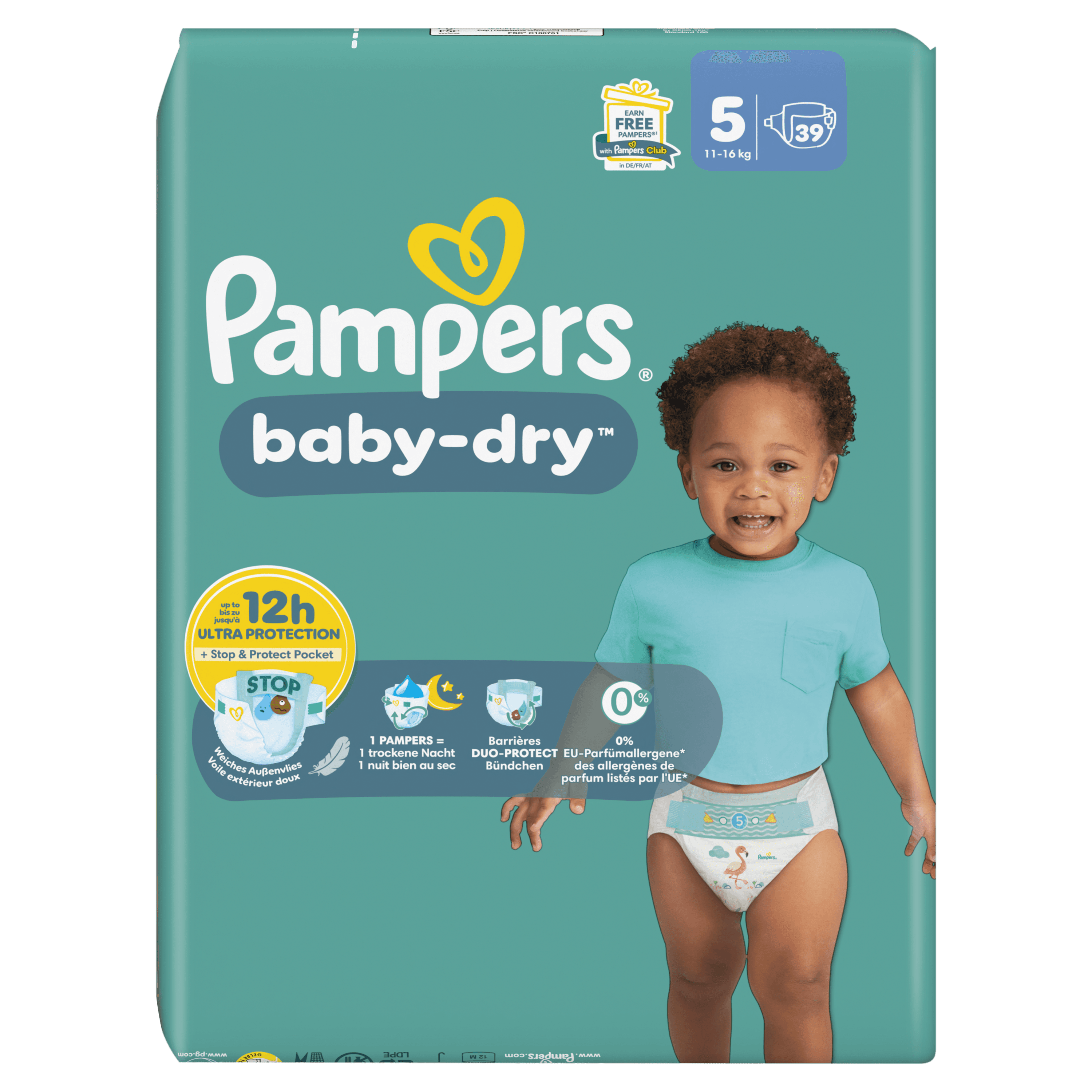 PAMPERS Baby-Dry Maat 5 (11-16 kg)