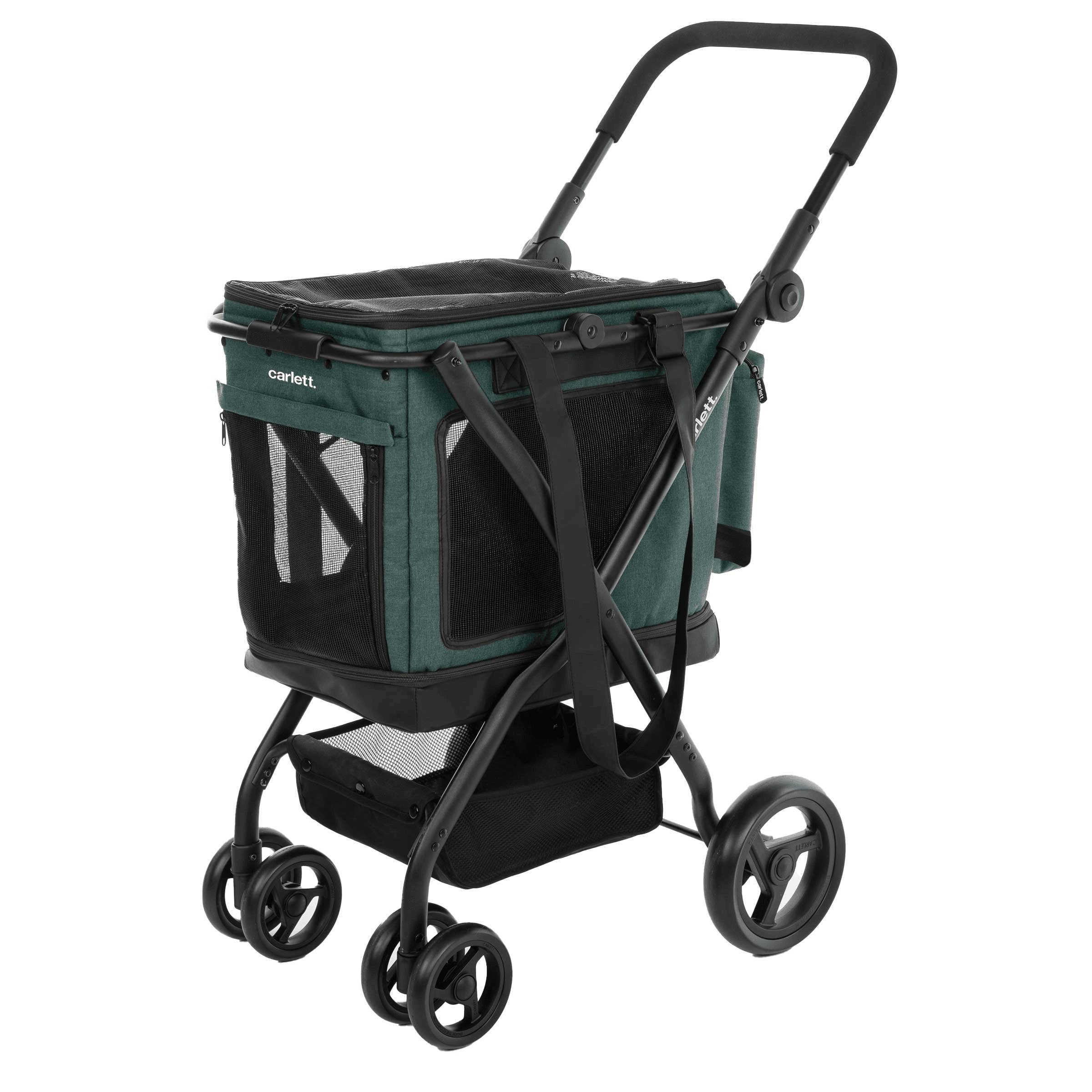 CARLETT Cube P 3-in-1 Opvouwbare Buggy voor Honden incl. regenhoes