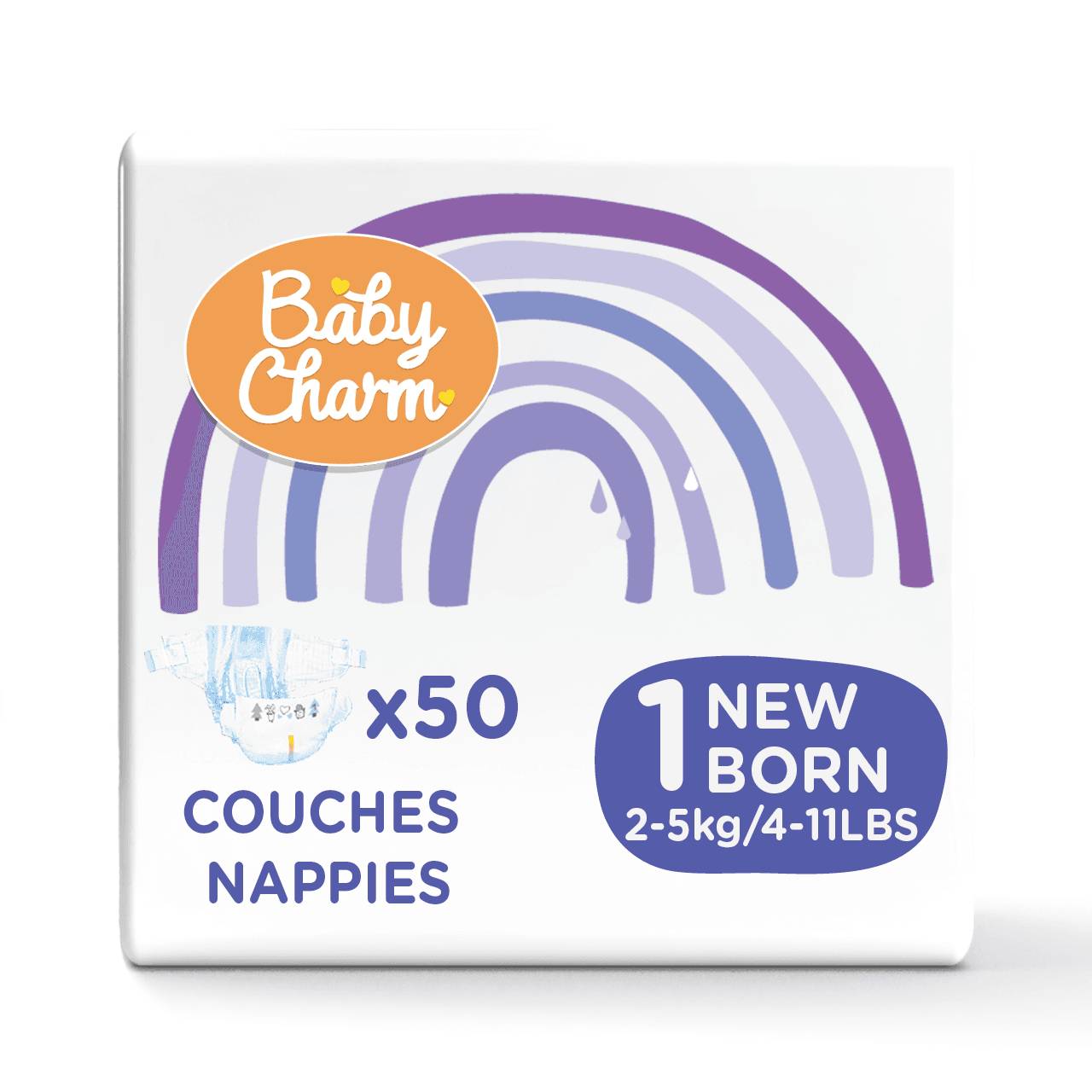 BABYCHARM Superdry Nappy Newborn (2-5 kg)