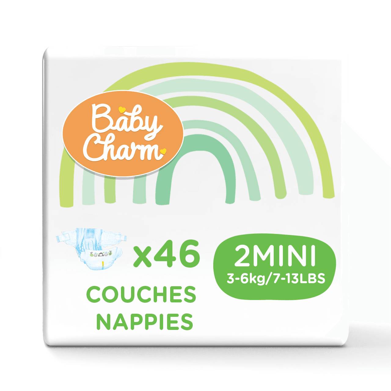 BABYCHARM Superdry Nappy Mini (3-6 kg)