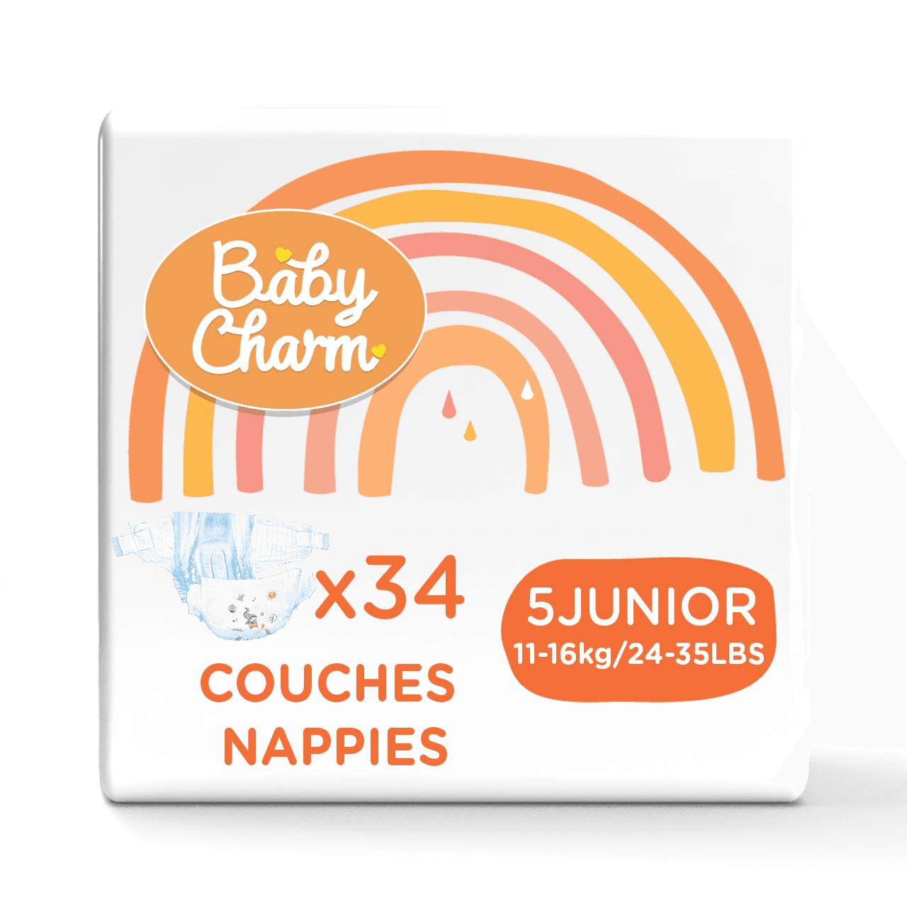 BABYCHARM Superdry Nappy Junior (11-16 kg)