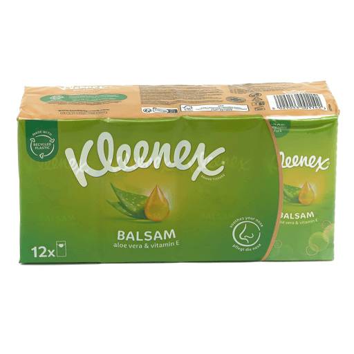 KLEENEX Balsam Zakdoekjes (12 pakjes)