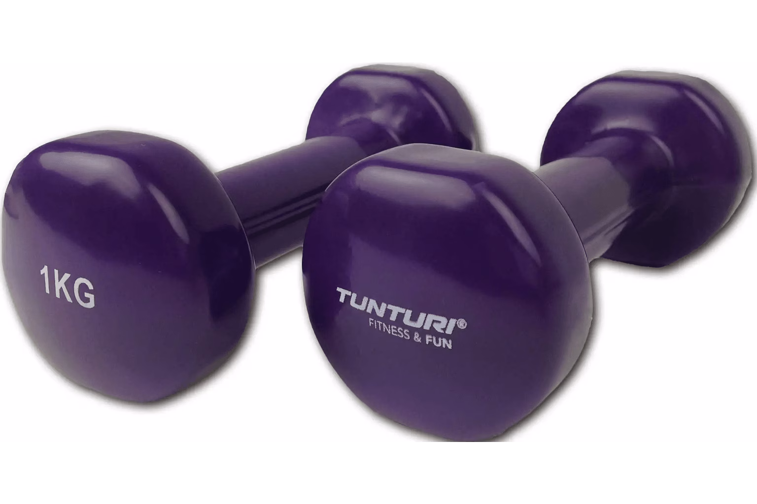 TUNTURI Vinyl Dumbbells (1.0kg)