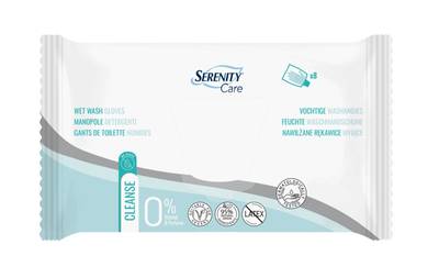Serenity Care Vochtige washandjes zonder parfum (8 stuks)