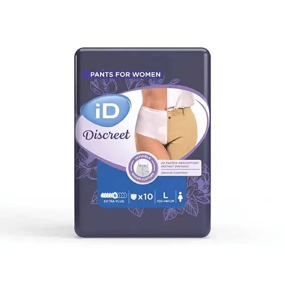 iD Discreet Pants For Women Extra Plus