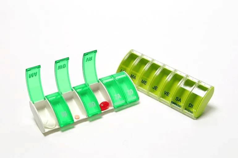 ANABOX Pillendoos 1 week, 1 vakje/dag