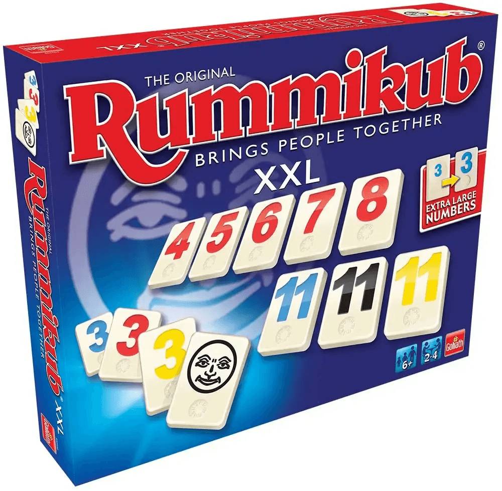 RUMMIKUB Spel met extra grote cijfers