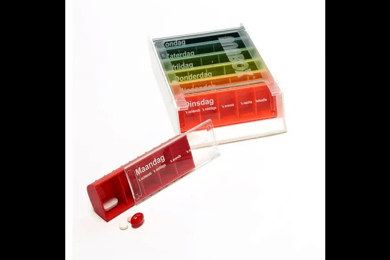 ANABOX Pillendoos 1 week, 5 vakjes/dag