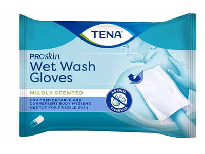 TENA ProSkin Wet Wash Gloves (8 stuks)